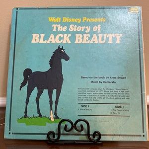 Vintage 1966 Disney The Story of Black Beauty Vinyl LP Record Album
